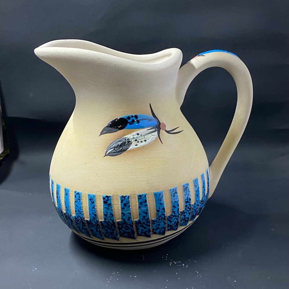 Signed Marilyn Wiley Navajo Native American Pottery Pitcher